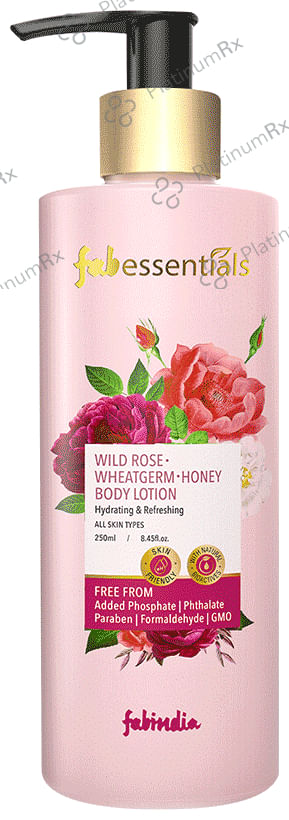 Fabessentials Wild Rose, Wheatgerm & Honey Body Lotion