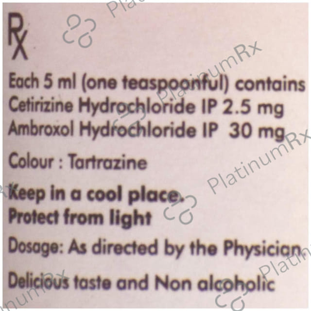 Hicet AX 30/2.5mg Syrup 60ml