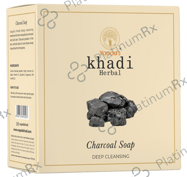 Vagad's Khadi Herbal Charcoal Soap