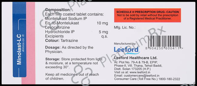 Minolast LC 5/10mg Tablet 10s