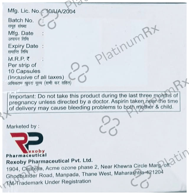 Rexvas ASP 20/75 Capsule