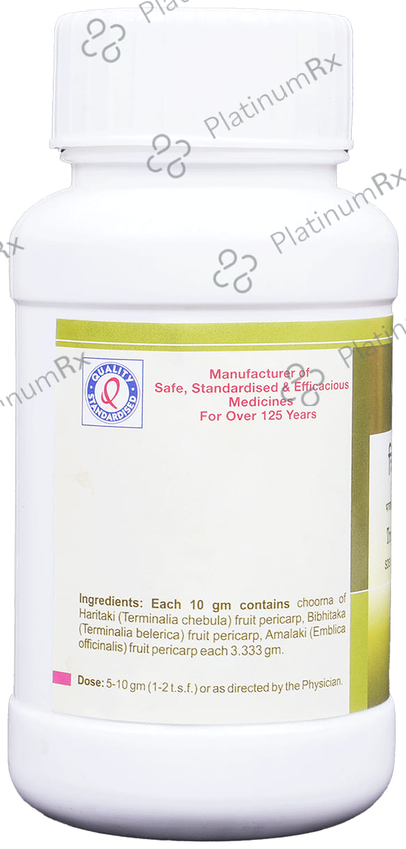 Dhootapapeshwar Triphala Choorna 120 gm