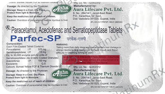Parfec-SP Tablet