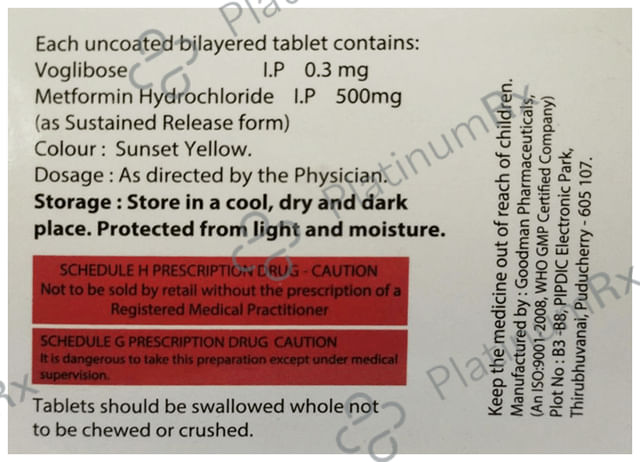 Mexbose MF Tablet SR 10s