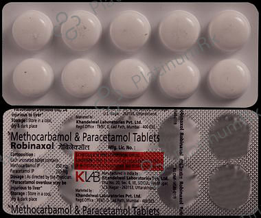 Robinaxol 350/250mg Tablet 10s
