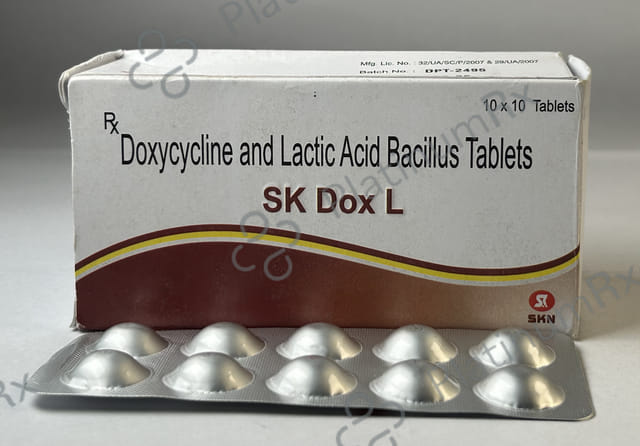 SK Dox L 100mg/100M Tablet 10s