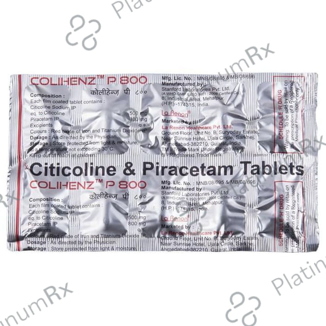Colihenz P 500/800mg Tablet 10s