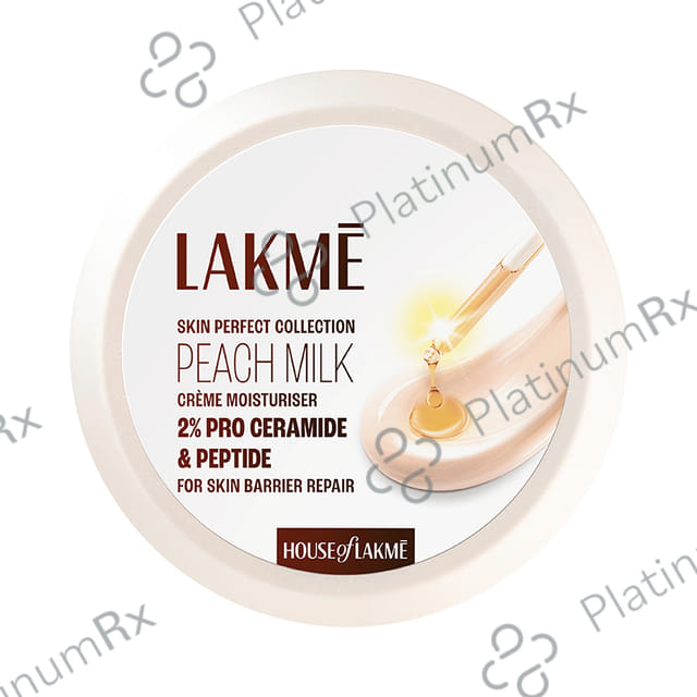 Lakme Peach Milk Soft Creme - Moisturises the Skin - For All Skin Types 100 gm