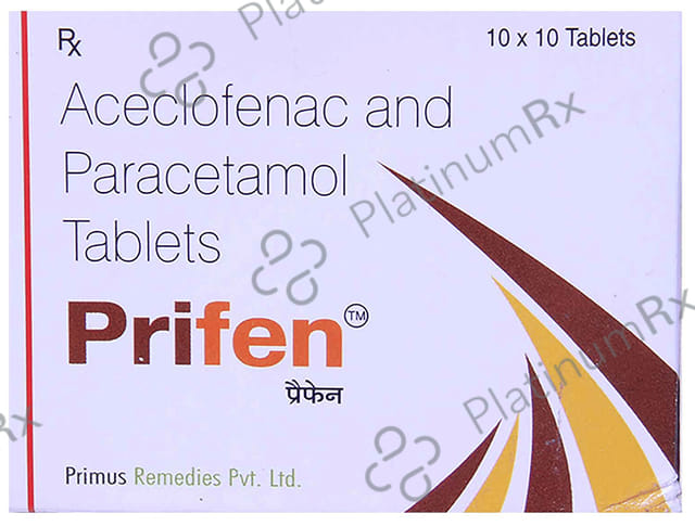 Prifen 100/325mg Tablet 10s