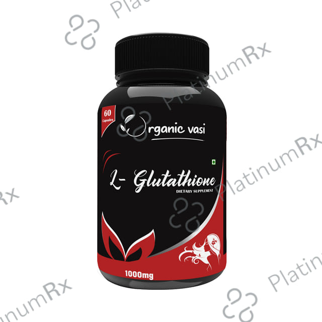 Organic Vasi L-Glutathione 1000mg Capsule