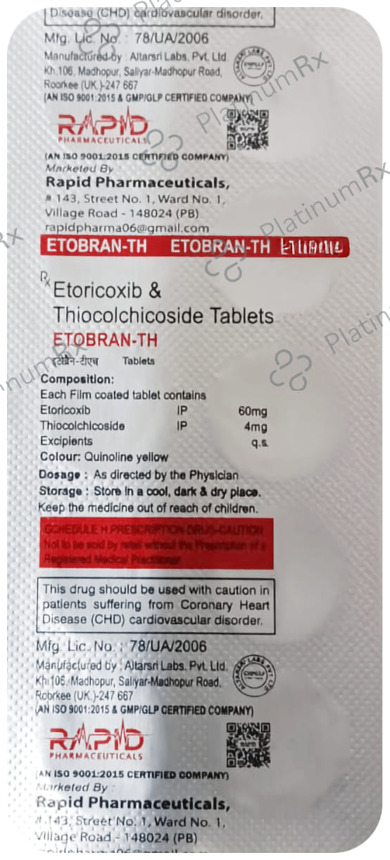 Etobran 60/4mg TH Tablet 10s