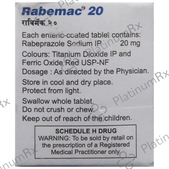 Rabemac 20mg Tablet 10s