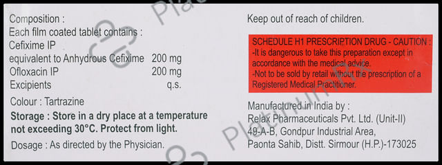 Brutacef O 200/200mg Tablet 10s