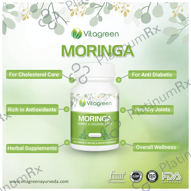 Vitagreen Moringa 500mg Capsule