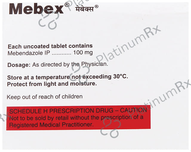 Mebex 100mg Tablet 6s