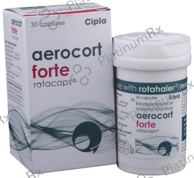 Aerocort Forte 100/200mcg Rotacap 30s