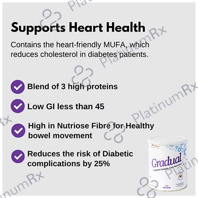 Pulse Gradual Diabetic Care Nutrition Powder Vanilla 400gm