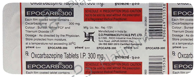 Epocarb 300mg Tablet 10s