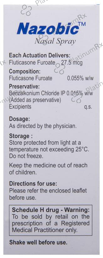 Nazobic 27.7mcg Nasal Spray 6gm