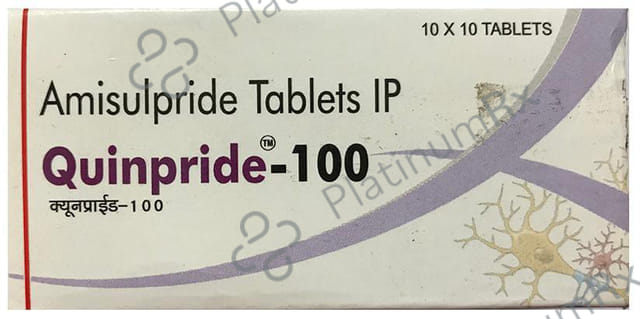 Quinpride 100mg Tablet 10s