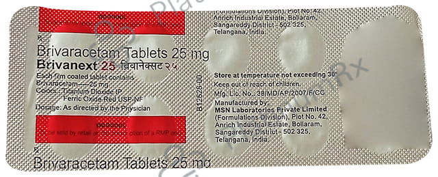 Brivanext 25mg Tablet 10s