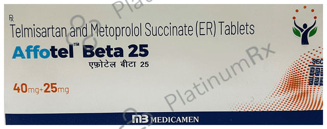 Affotel Beta 25/40mg Tablet ER 10s