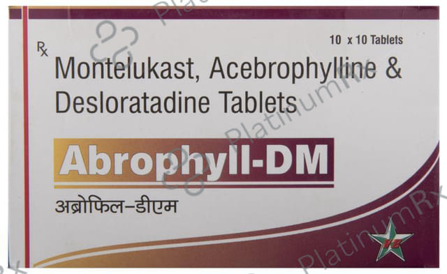 Abrophyll DM 200/5/10mg Tablet 10s