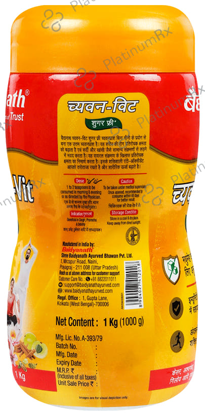 Baidyanath Noida Chyawan Vit Sugarfree Chyawanprash 1kg