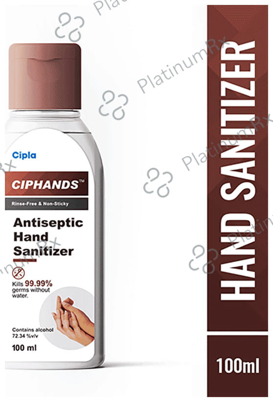Cipla Ciphands Antiseptic Hand Sanitizer