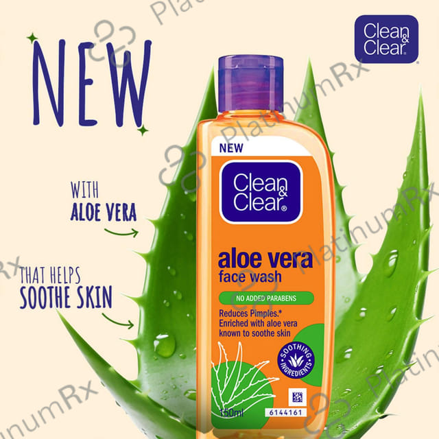 Clean & Clear Aloe Vera Face Wash 150ml