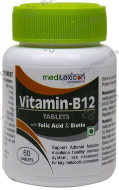 Medilexicon Vitamin-B12 Tablet with Folic Acid & Biotin