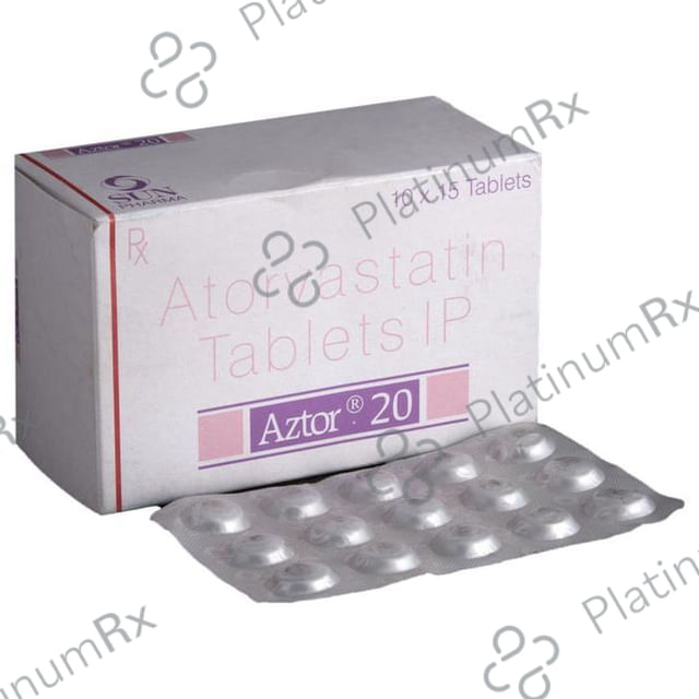 Aztor 20mg Tablet 15s
