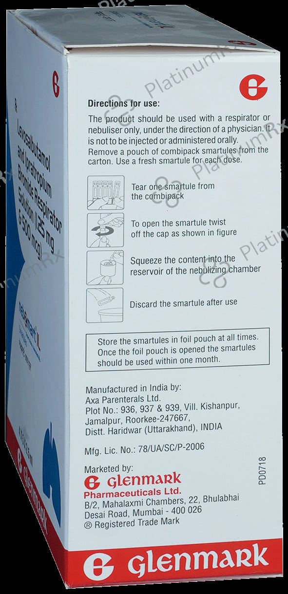 Nebzmart IL 1.25mg/500mcg Smartules Respules 5X2.5ml