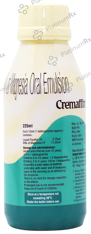 Cremaffin Constipation Relief Mint Liquid 225ml