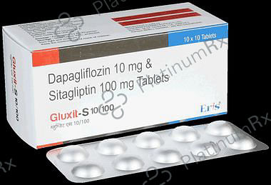 Gluxit S 10/100mg Tablet 10s