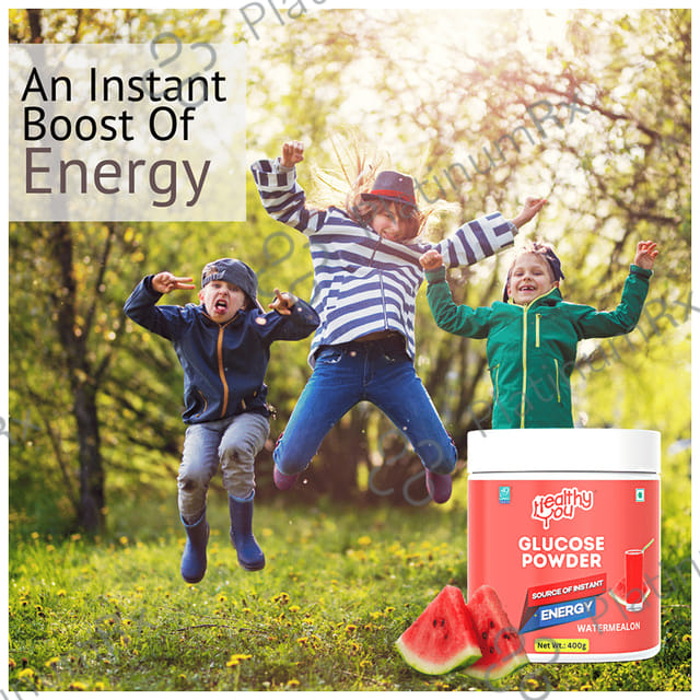Healthy You Glucose Instant Drink with Vitamin C Watermelon Powder 400 gm