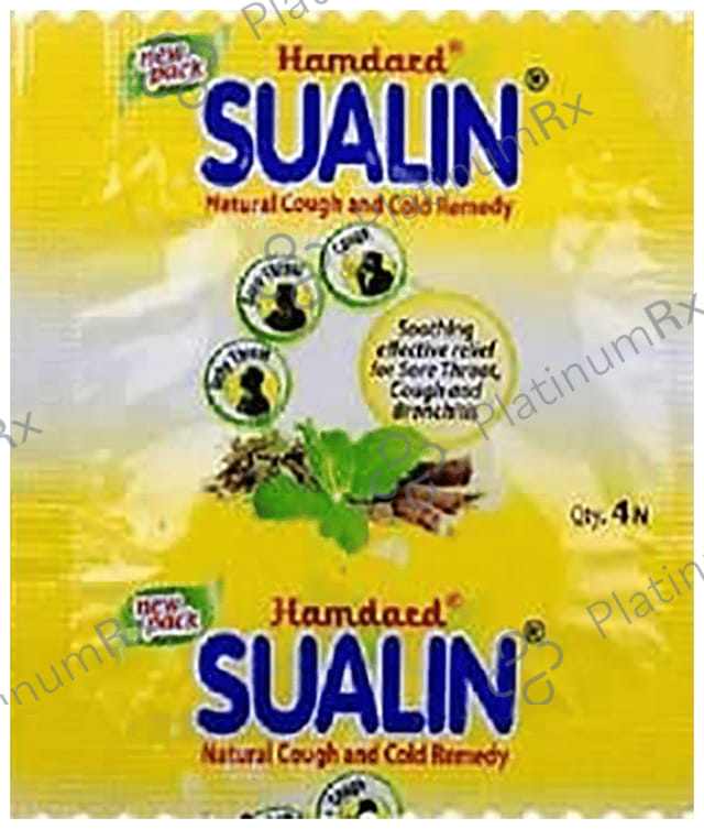 Hamdard Sualin Natural Cough & Cold Remedy - Relieves Itchy & Sore Throat 400 tablets