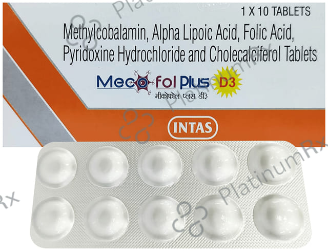 Mecofol Plus D3 Tablet 10s