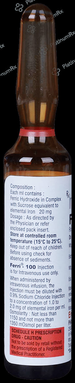Ferri 100 Injection 5ml