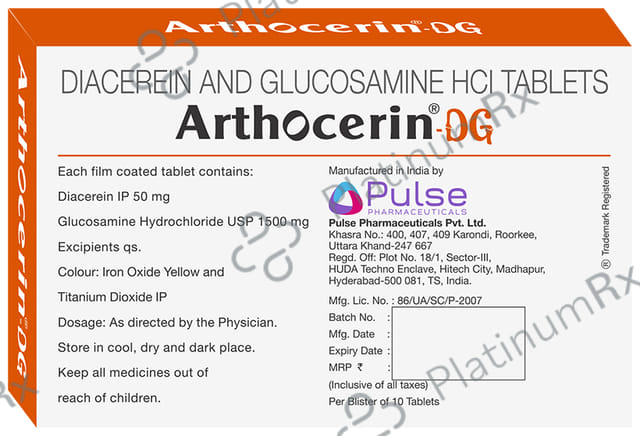 Arthocerin DG 50/1500mg Tablet 10s