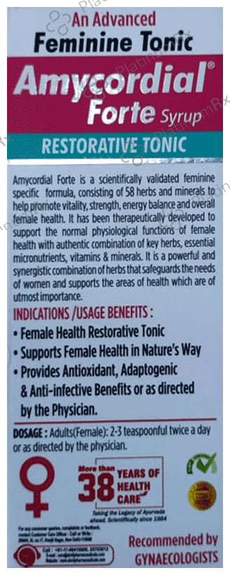 Aimil Amycordial Forte Syrup