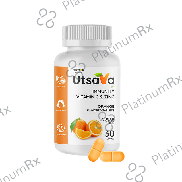 Nector Immunity VItamin C Orange Flavour Chewable Tablet 30s