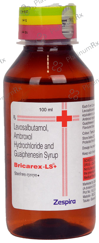 Bricarex LS Plus 30/50/1mg Syrup 100ml