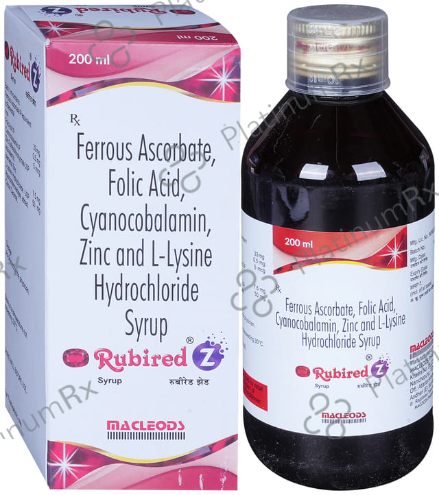 Rubired Z Syrup 200ml