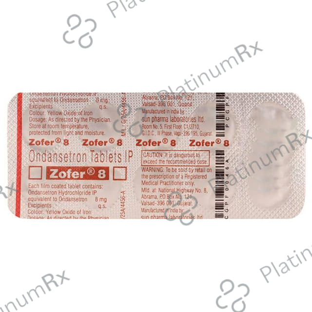 Zofer 8mg Tablet 10s