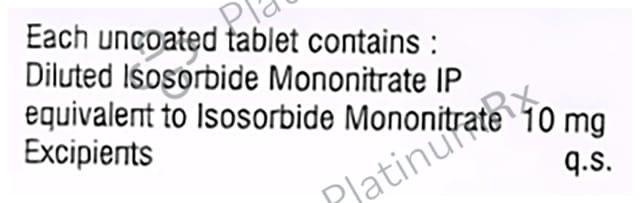 Cardules Ismn 10mg Tablet 10s