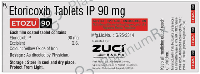 Etozu 90mg Tablet 10s