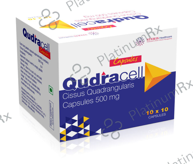 Qudracell Cissus 500mg Quadrangularis Capsule 10s