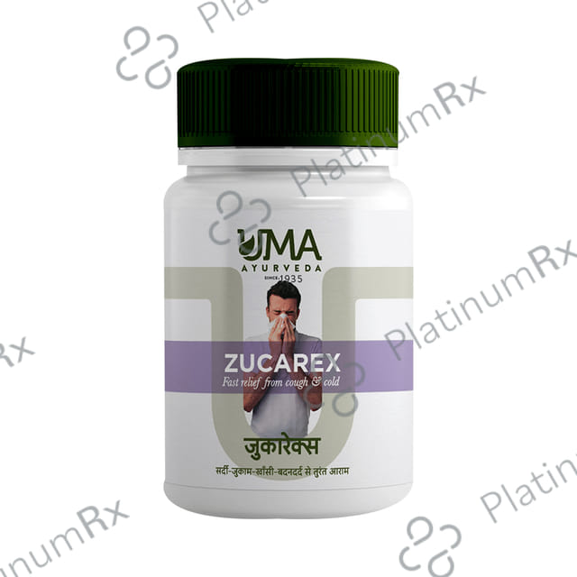 Uma Ayurveda Zucarex Tablet for Fast Relief from Cough & Cold