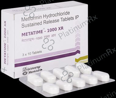 Metatime XR 1000mg Tablet 10s